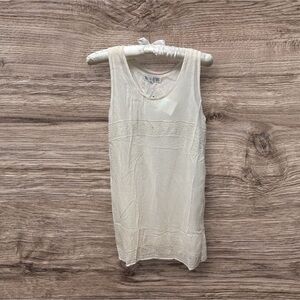 Lace Trim Cream Blouse